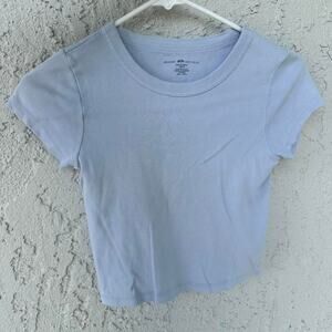 Baby blue brandy melville top